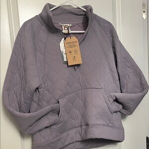 Lavender Quilted Pullover
